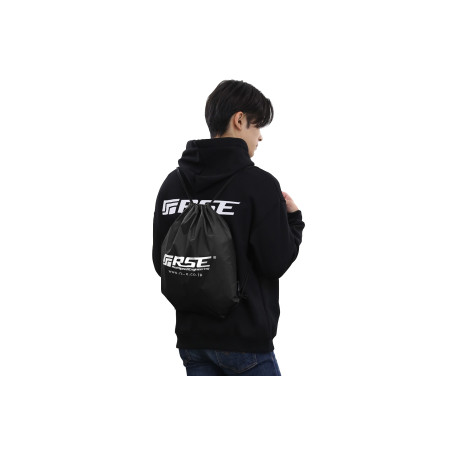 DRAWSTRING BAG BLACK