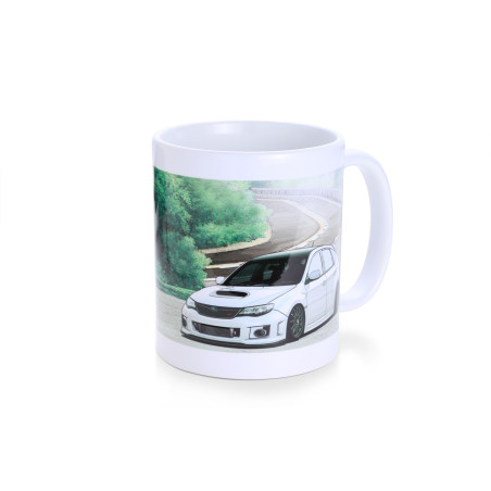 MUG WHITE GRB IMPREZA AKAGI TOUGE