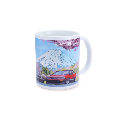 MUG WHITE GDB/BNR32/AE86 CHERRY BLOSSOM Mt.FUJI