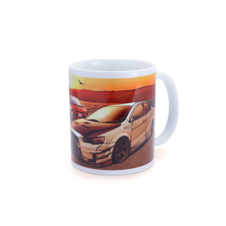 MUG WHITE EVO SUNSET LAKE KAWAGUCHI