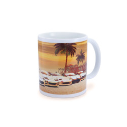 MUG WHITE Z CAR SUNSET HUNTINGTON BEACH
