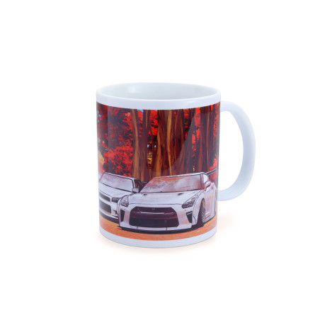 MUG WHITE GT-R AUTUMN NAGANO FOREST